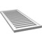 Ekena Millwork Vertical Surface Mount PVC Gable Vent: Functional, w/ 2"W x 1-1/2"P Brickmould Frame, 18"W x 42"H GVPVE18X4202SF - alternate 2